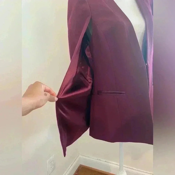 Ted Baker London Maggyy Ottoman Cape Blazer Size 3 medium) - Picture 8 of 15